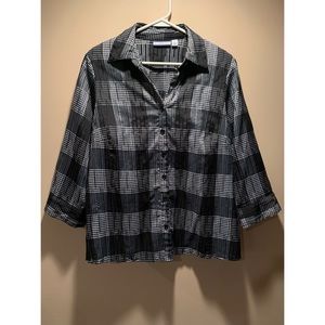 Black & White Blouse